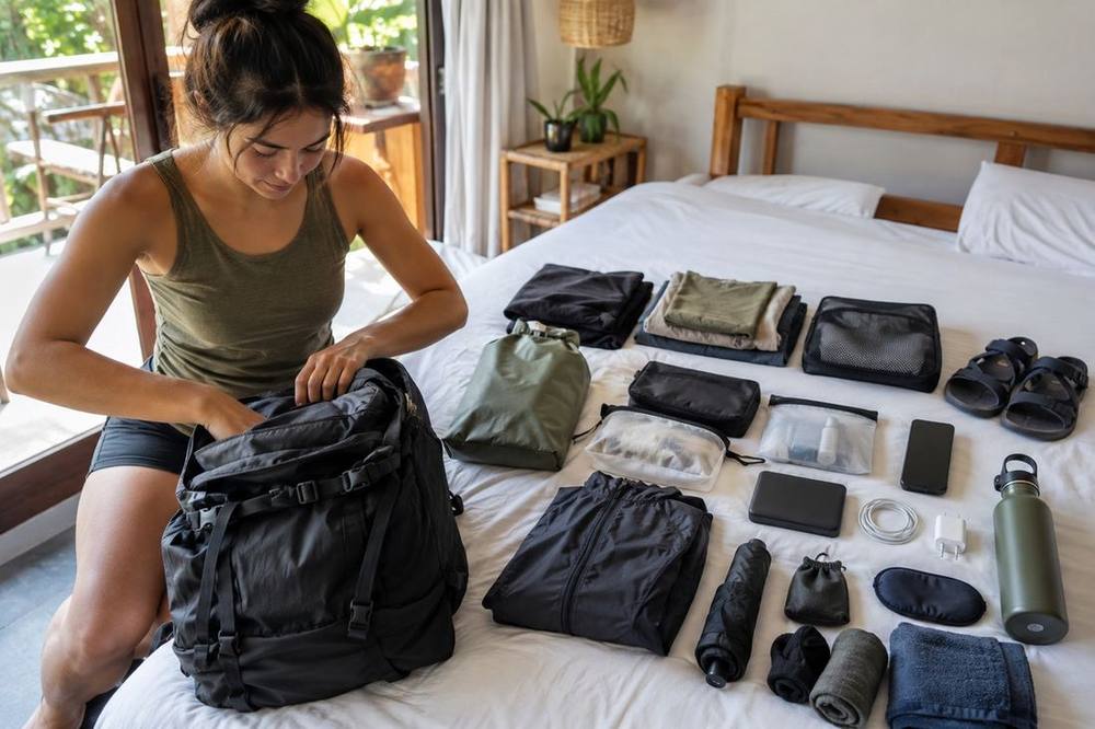 Carry-on only packing list for backpacking Malaysia
